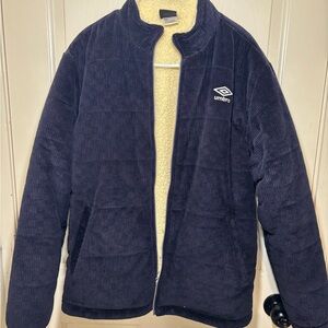 Umbro Dark Blue Corduroy Jacket